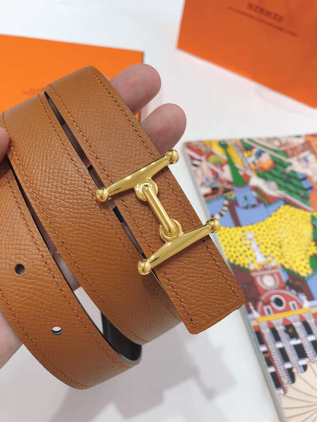 H**mes belts 24mm